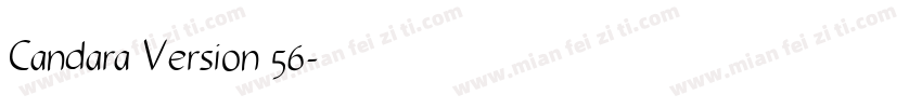 Candara Version 56字体转换